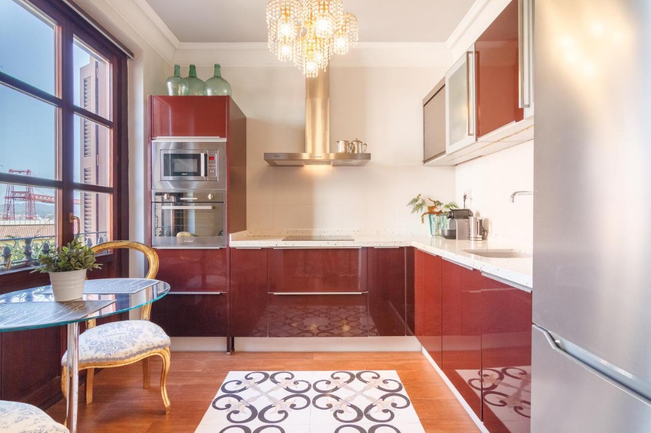 Ferienwohnung Amplio Y Elegante Con Diseno Vintage Portugalete Exterior foto