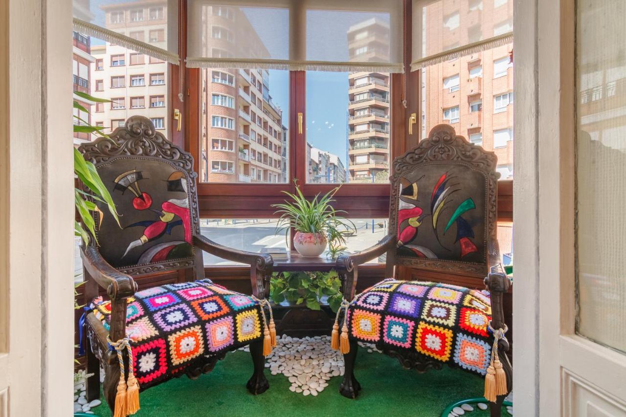 Ferienwohnung Amplio Y Elegante Con Diseno Vintage Portugalete Exterior foto